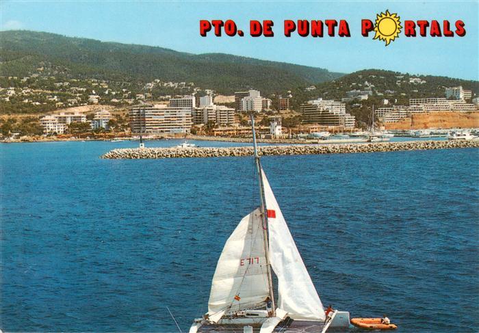 Portals Nous Calvia Mallorca ES Ansicht vom Meer aus Segeln