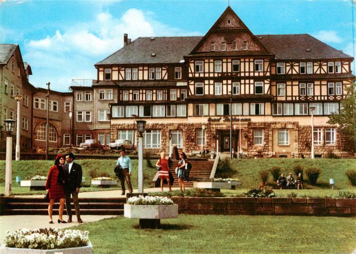 Oberhof Thueringen Reisebuero der DDR Hotel Ernst-Thaelmann-Haus
