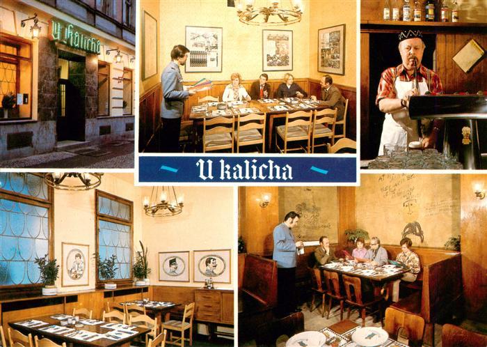 Praha Prahy Prague Restaurace U Kalicha