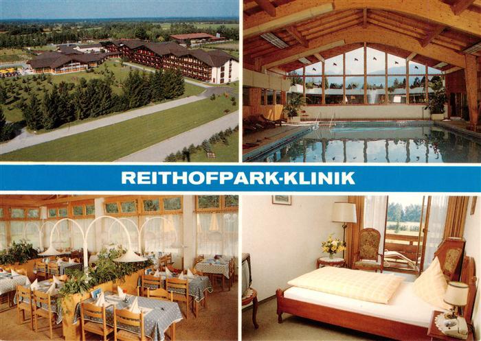Bad Feilnbach Reithofpark-Klinik Hallenbad Fremdenzimmer Restaurant Luftbild