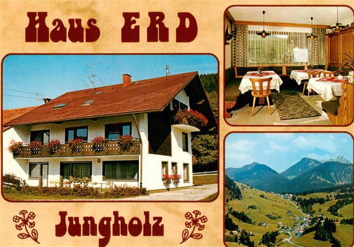 Jungholz Tirol AT Gaestehaus Pension Haus Erd Landschaftspanorama Alpen