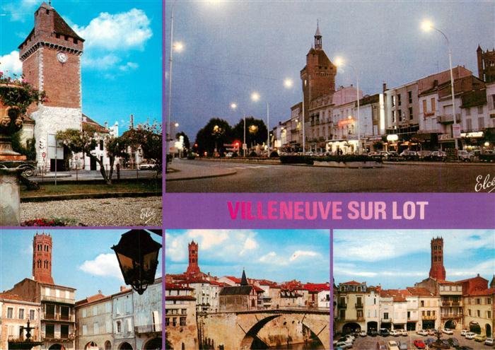 Villeneuve-sur-Lot Motive Stadtzentrum