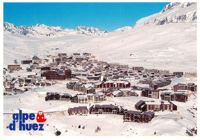 Alpe d Huez 38 Isere Panorama Wintersportplatz Franzoesische Alpen