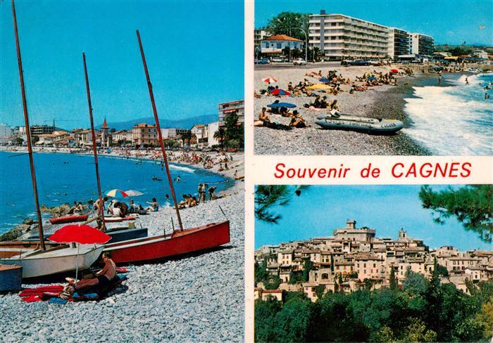 Cagnes-sur-Mer 06 Plage Hôtels Vue de la ville