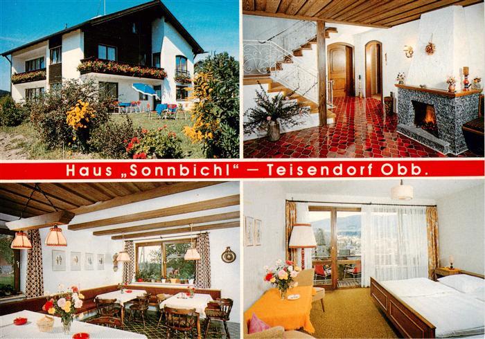 Teisendorf Oberbayern Gaestehaus Pension Haus Sonnbichl Gastraum Fremdenzimmer
