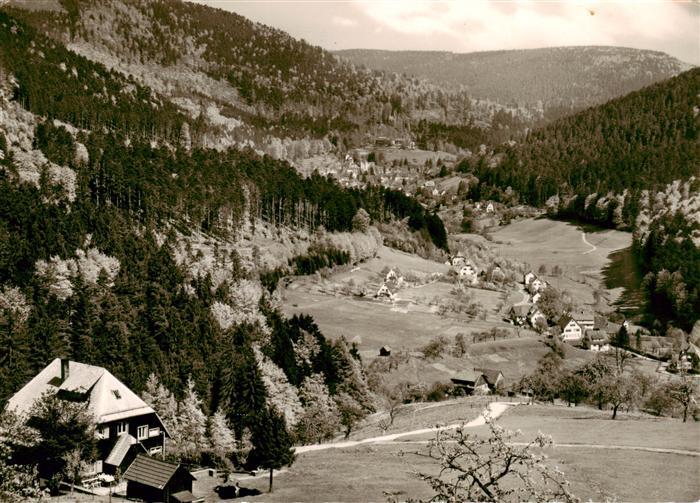 Gaistal Bad Herrenalb Landschaftspanorama Schwarzwald