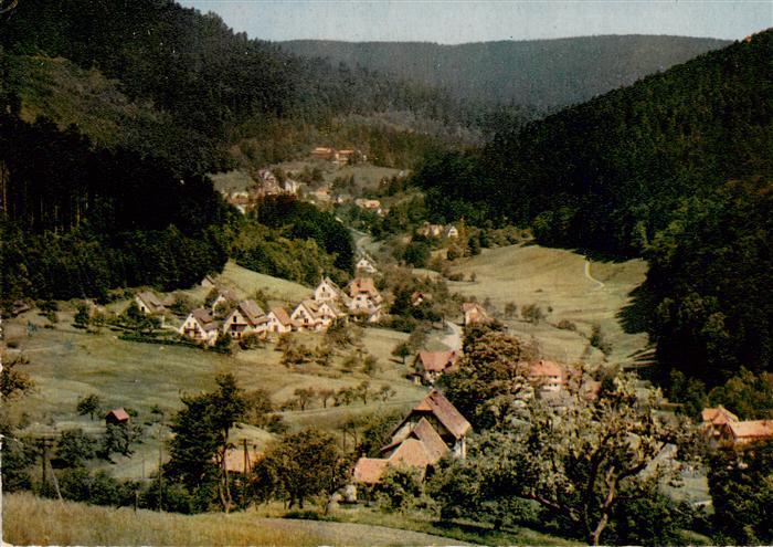 Bad Herrenalb Panorama Blick ins Gaistal Schwarzwald