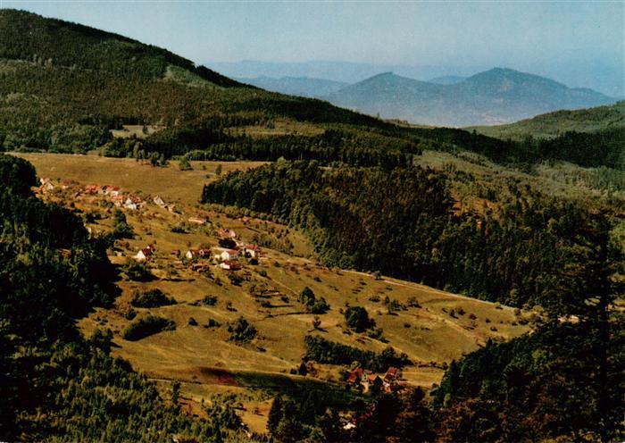 Bad Herrenalb Panorama Blick ins Gaistal Blick zum Merkur Schwarzwald