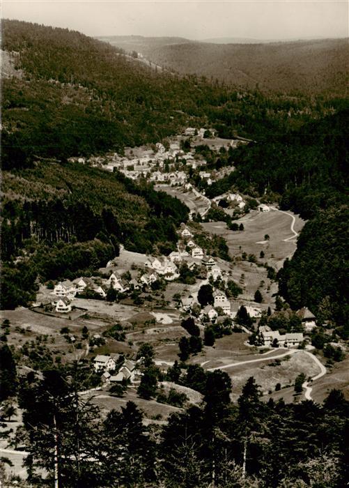 Bad Herrenalb Panorama Blick vom oberen Gaistal Schwarzwald