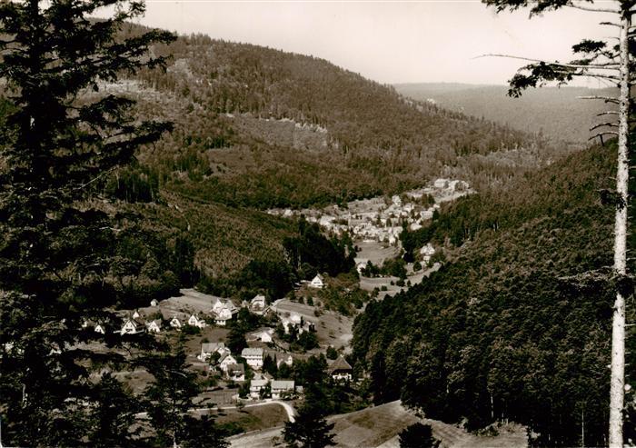 Bad Herrenalb Panorama Gaistal Schwarzwald