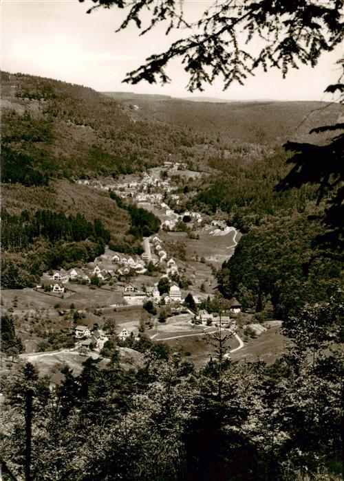 Bad Herrenalb Panorama Blick vom oberen Gaistal Schwarzwald