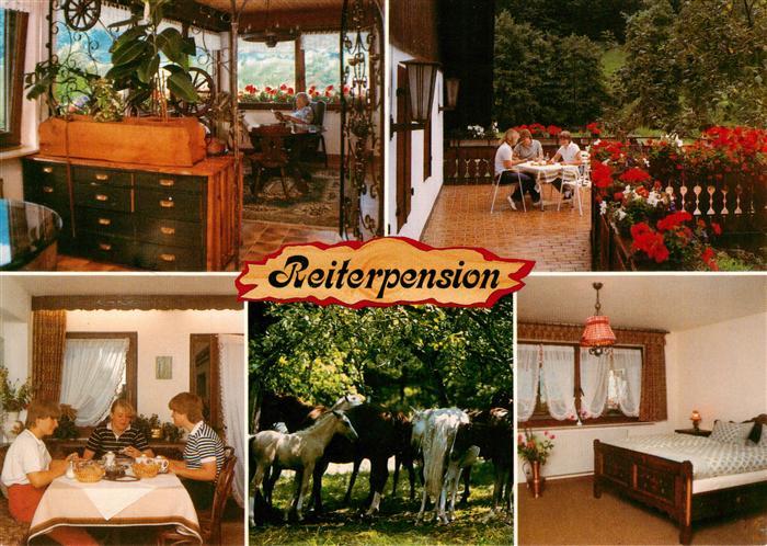 Bad Herrenalb Reiterpension Wildenmann Gastraum Fremdenzimmer Pferde