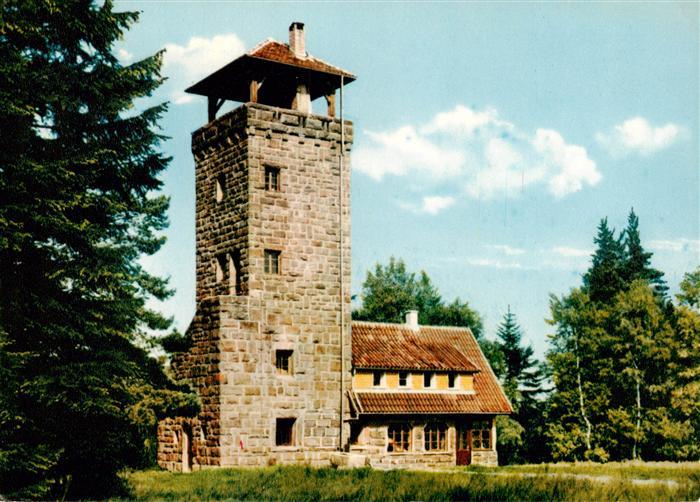 Loffenau Bad Herrenalb Hoehengasthaus Teufelsmuehle Aussichtsturm Jugendwanderhe
