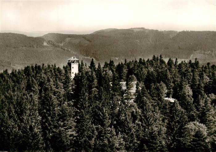 Loffenau Bad Herrenalb Hoehengasthaus Teufelsmuehle Aussichtsturm Schwarzwald
