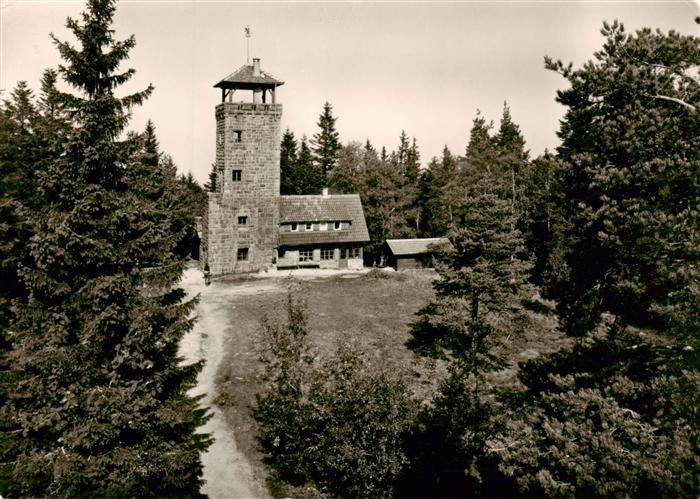 Loffenau Bad Herrenalb Hoehengasthaus Teufelsmuehle Aussichtsturm Schwarzwald