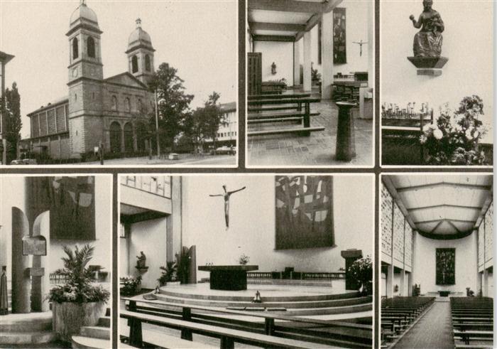 Muehlburg Karlsruhe St. Peter- und Paul-Kirche Innenansichten