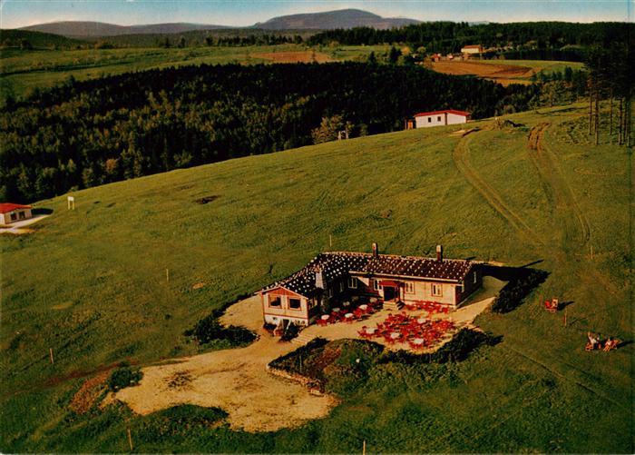 St Andreasberg Harz Berggasthaus Matthias-Baude Blick zum Brocken und Wurmberg
