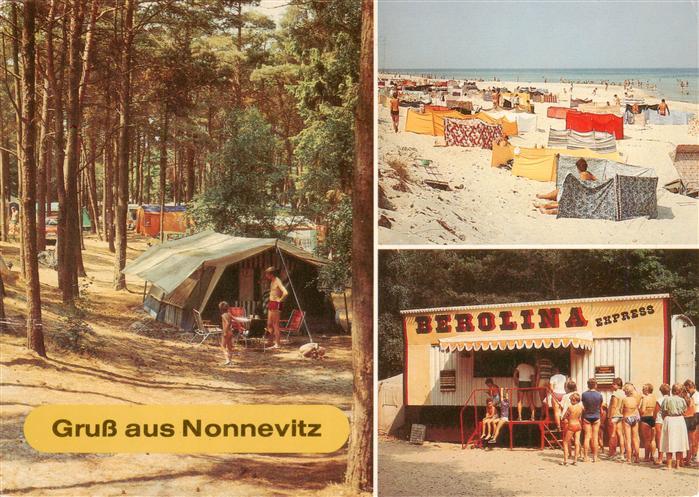 Nonnevitz Dranske Campingplatz Strand Kiosk