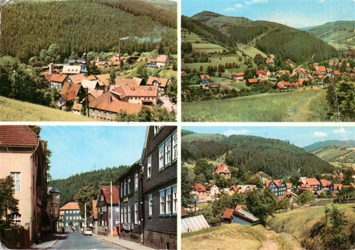 Schoenbrunn Schleusegrund Panorama Teilansichten