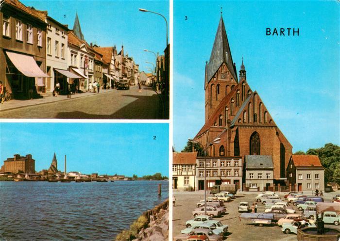 Barth Osteebad Ernst Thaelmann Strasse Blick von der Mole Markt