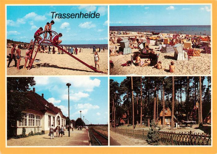 Trassenheide Usedom Strand Pionierlager Bahnhof Finnhuetten
