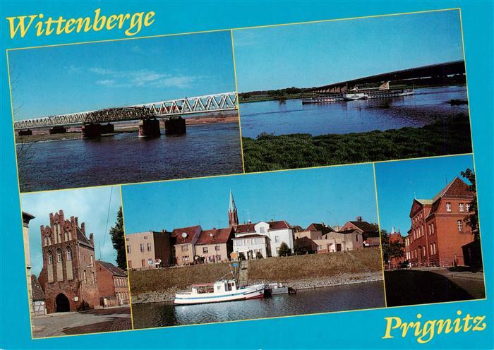 Wittenberge  Prignitz Elbbruecken Ortsmotive