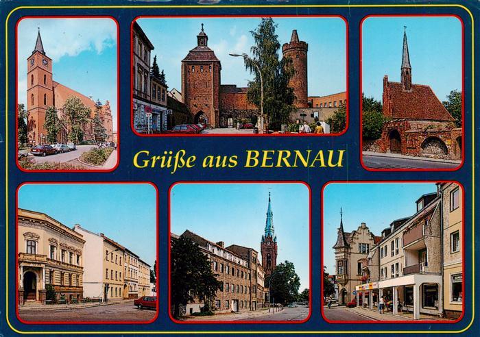 Bernau Berlin Mark Kirchen Ortsansichten
