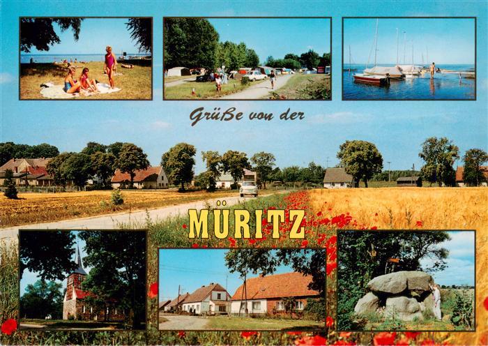 Ludorf Mueritz Strand Campingplatz Gotthun Viepperow Kirche Ortsmotiv Gotthun