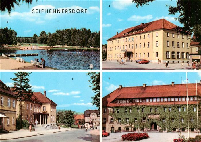 Seifhennersdorf Waldbad Silbrteich Ferienheim Kretscham des VEB Filmfabrik Wolle