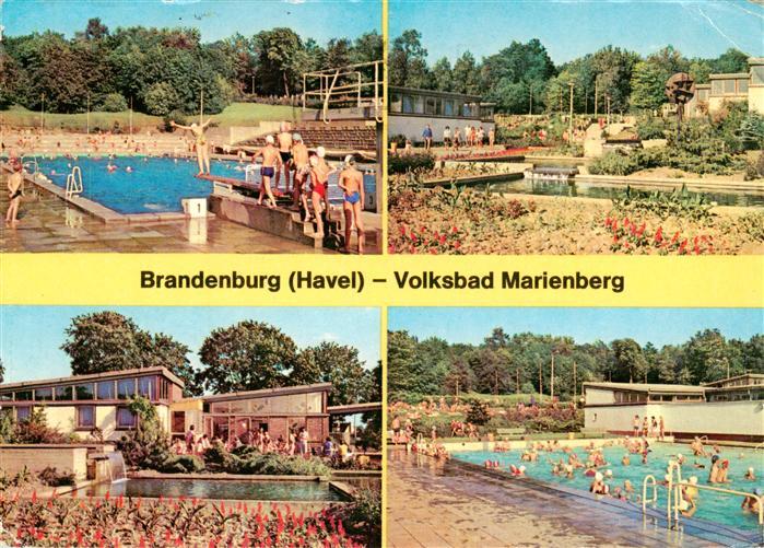 Brandenburg  Havel Volksbad Marienberg Teilansichten