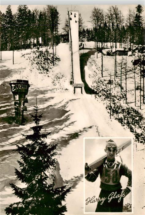 Klingenthal Vogtland Neuerbaute Grosse Aschberg Schanze Harry Glafs