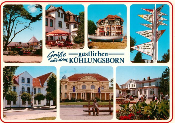 Kuehlungsborn Ostseebad Hotels Teilansichten Wegweiser