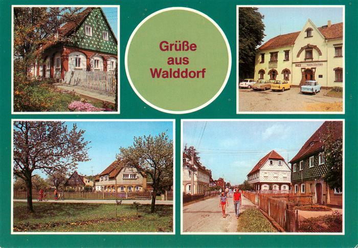 Walddorf  Sachsen Oberlausitz Umgebindehaus Konsum Gaststaette Waldkretscham Tei