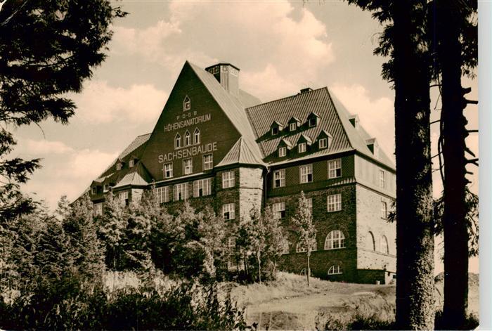 Oberwiesenthal Erzgebirge FDGB Hoehensanatorium Sachsenbaude