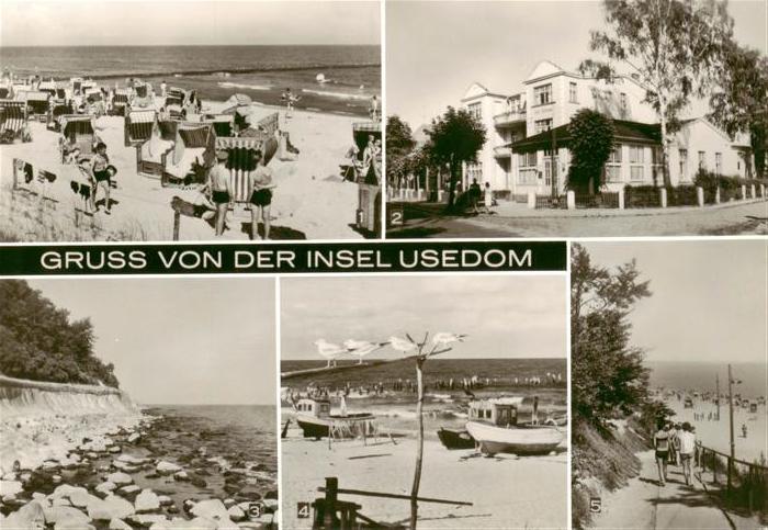 Insel Usedom Strand FDGB Erholungsheim Zur Ostsee Am Streckelberg Strandweg