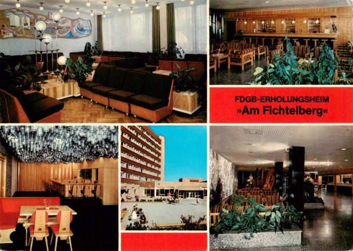 Oberwiesenthal Erzgebirge FDGB Erholungsheim Am Fichtelberg Buecherei Leseraum H