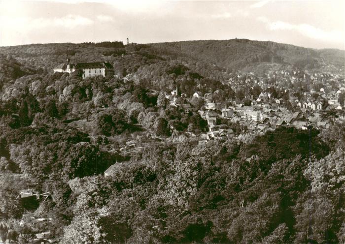 Blankenburg Harz Blick vom Grossvaterfelsen
