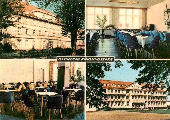 Kuehlungsborn Ostseebad FDGB Erholungsheim Albert Kayser FDGB Cafe Jochen Weiger