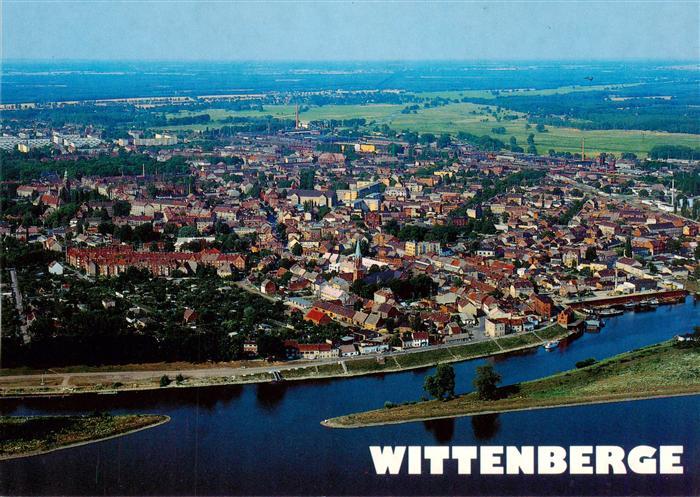 Wittenberge  Prignitz Fliegeraufnahme
