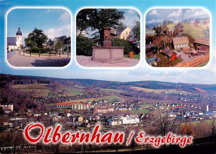 Olbernhau Erzgebirge Markt Marktbrunnen Heimatberg im Museum Haus der Heimat Tei