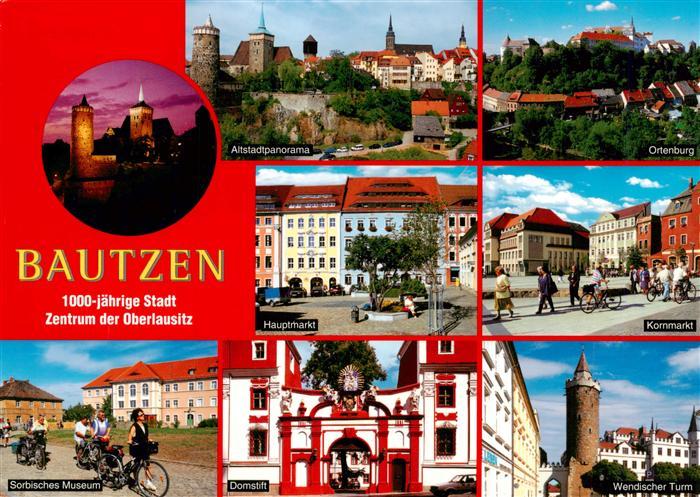 Bautzen Sachsen Altstadt Ortenburg Hauptmarkt Kornmarkt Sorbisches Museum Domsti