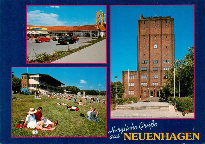 Neuenhagen  Berlin Einkaufszentrum Hoppegarten Galopprennbahn Rathaus