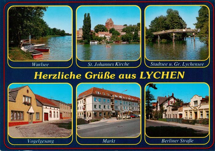 Lychen Wurlsee St Johannes Kirche Stadtsee Gr Lychensee Vogelgesang Markt Berlin