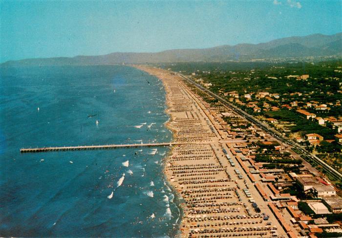 Forte dei Marmi Lucca Toscana IT Fliegeraufnahme