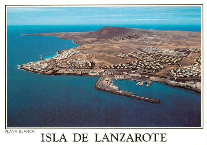 Lanzarote Kanarische Inseln ES Playa Blanca Fliegeraufnahme