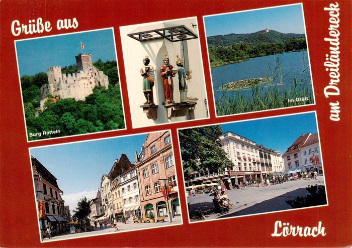 LoeRRACH Baden BW Burg Roetteln Im Gruett Marktplat