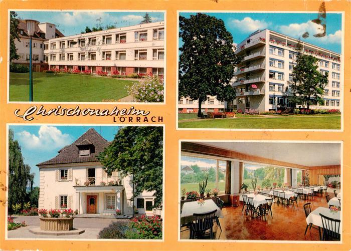 LoeRRACH Baden BW Chrischonaheim Speisesaal