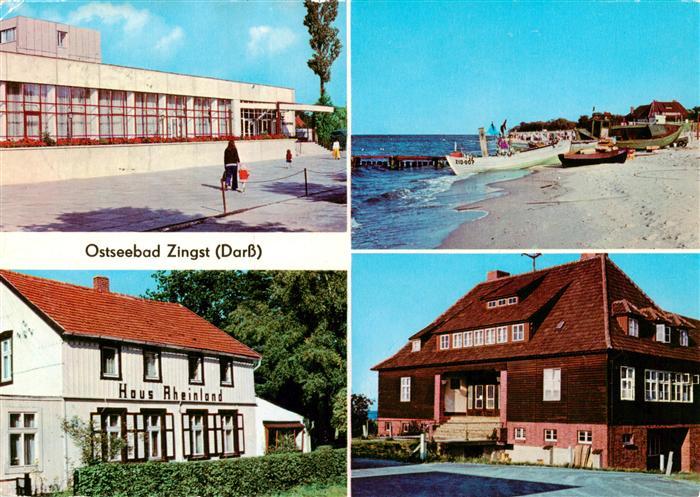 Zingst Ostseebad FDGB Erholungsheim Claus Stoertebeker Am Fischerstrand Haus Rhe