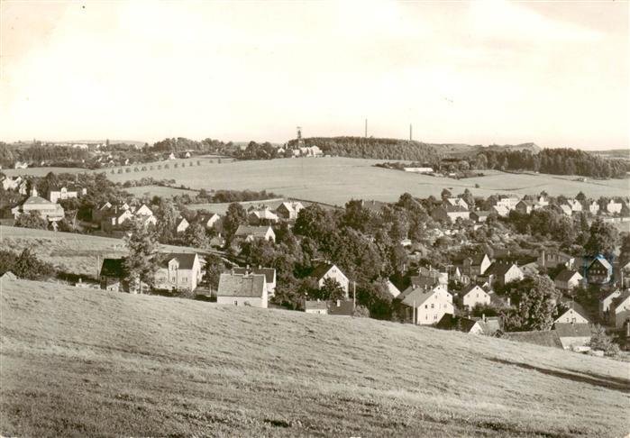 Lugau Erzgebirge Blick auf Niederlugau