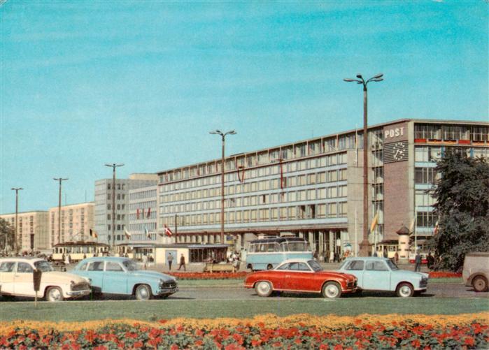 LEIPZIG Sachsen Hauptpostamt am Karl Marx Platz